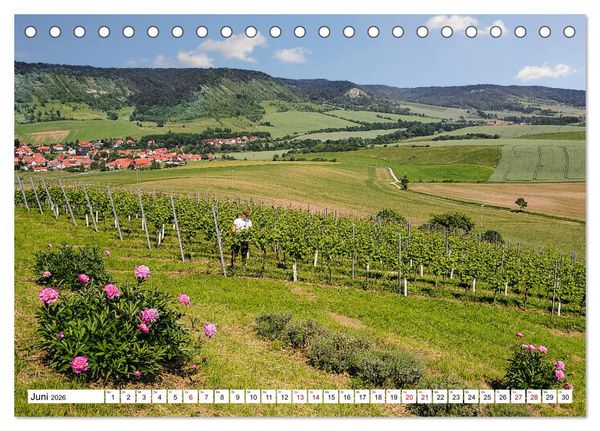 Produktbild: Weinberge um Jena (Tischkalender 2026 DIN A5 quer), CALVENDO Monatskalender