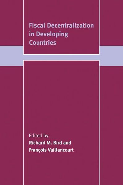 Produktbild: Fiscal Decentralization in Developing Countries