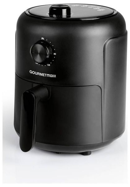 Produktbild: GourmetMaxx Hei&szlig;luft-Fritteuse Mechanisch 2,3l Hei&szlig;luft-Fritteuse 1000W Schwarz