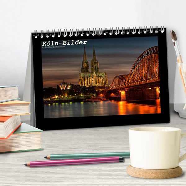 Produktbild: K&ouml;ln-Bilder (Tischkalender 2026 DIN A5 quer), CALVENDO Monatskalender