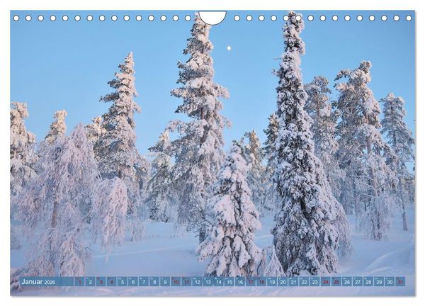 Produktbild: Finnisch Lappland (Wandkalender 2026 DIN A4 quer), CALVENDO Monatskalender