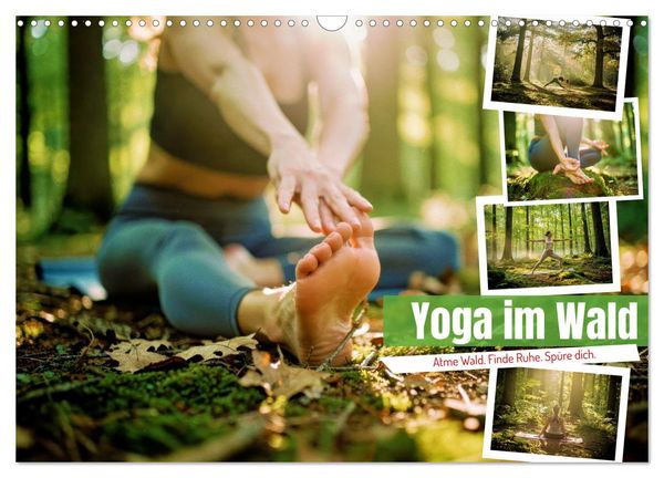 Produktbild: Yoga im Wald (Wandkalender 2027 DIN A3 quer), CALVENDO Monatskalender