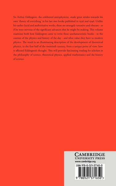 Produktbild: Eddington's Search for a Fundamental Theory