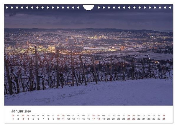 Produktbild: Stadtblick Stuttgart (Wandkalender 2026 DIN A4 quer), CALVENDO Monatskalender