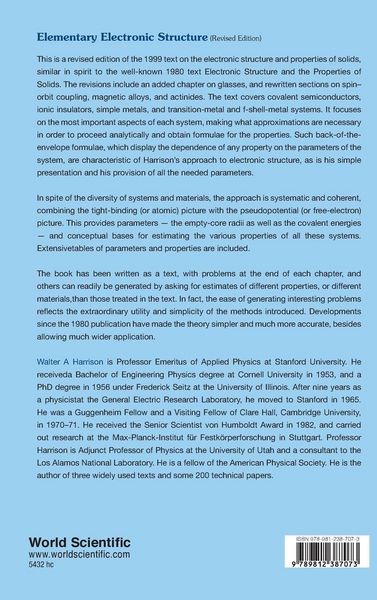 Produktbild: Elementary Electronic Structure (revised