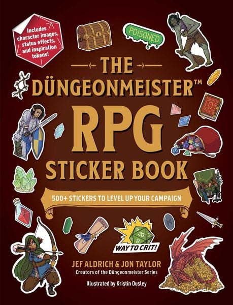 Produktbild: The D&uuml;ngeonmeister RPG Sticker Book