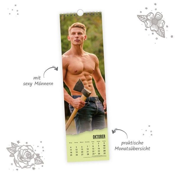 Produktbild: TR&Ouml;TSCH - Erotikkalender XL-Streifenkalender Men 2027