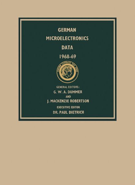 Produktbild: German Microelectronics Data 1968-69