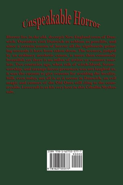 Produktbild: The Dunwich Horror