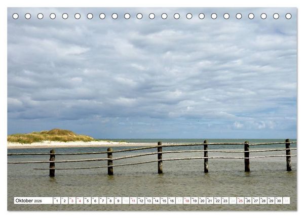 Produktbild: Naturschauspiel Dar&szlig;er Weststrand (Tischkalender 2026 DIN A5 quer), CALVENDO Monatskalender