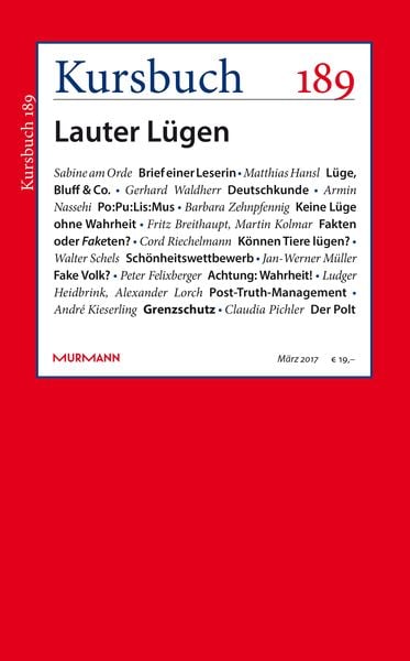 Produktbild: Kursbuch 189
