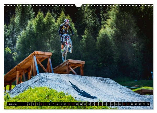 Produktbild: Downhill Action (Wandkalender 2026 DIN A3 quer), CALVENDO Monatskalender
