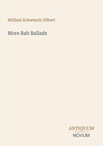 Produktbild: More Bab Ballads