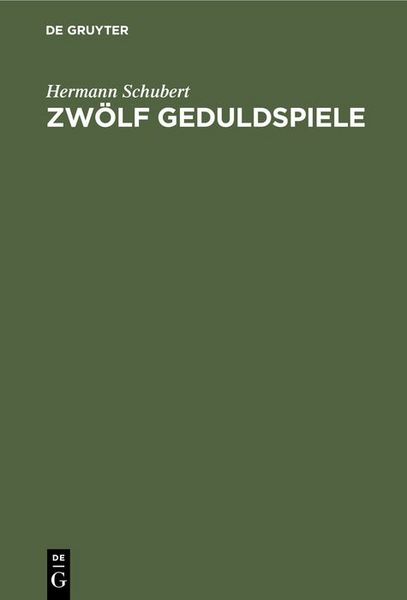 Produktbild: Zw&ouml;lf Geduldspiele