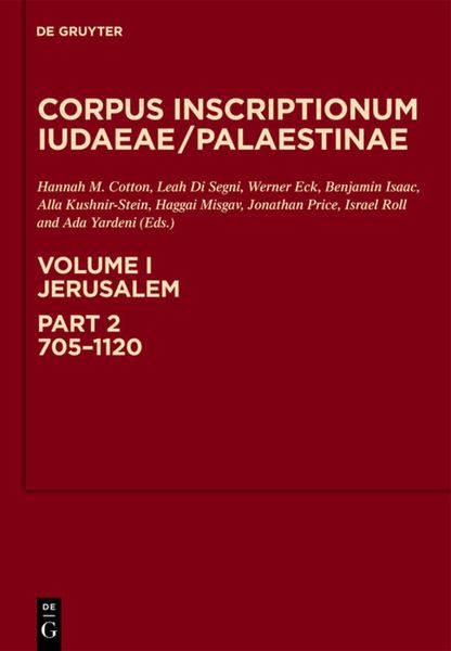 Produktbild: Jerusalem: 705-1120
