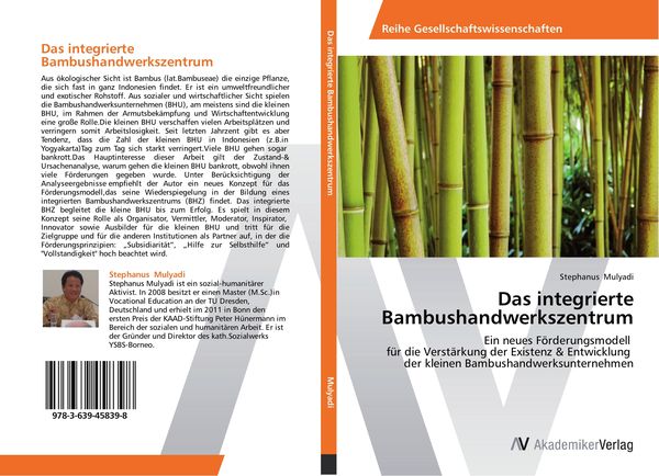 Das integrierte Bambushandwerkszentrum, Taschenbuch von Stephanus Mulyadi, AV Akademikerverlag, 9783639458398