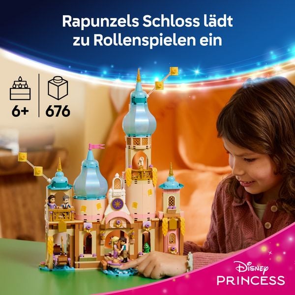 Produktbild: LEGO ǀ Disney Princess 43297 Rapunzels Schloss, Bauset f&uuml;r Kinder ab 6 Jahren
