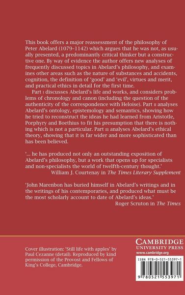 Produktbild: The Philosophy of Peter Abelard