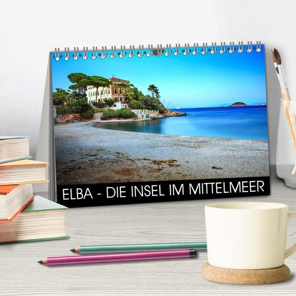 Produktbild: Elba - die Insel im Mittelmeer (Tischkalender 2026 DIN A5 quer), CALVENDO Monatskalender