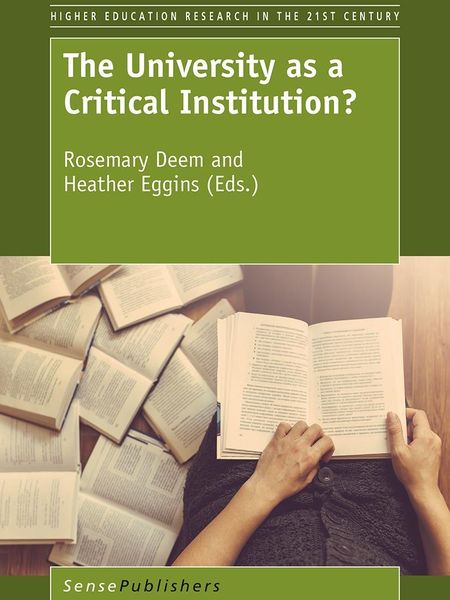 Produktbild: The University as a Critical Institution?