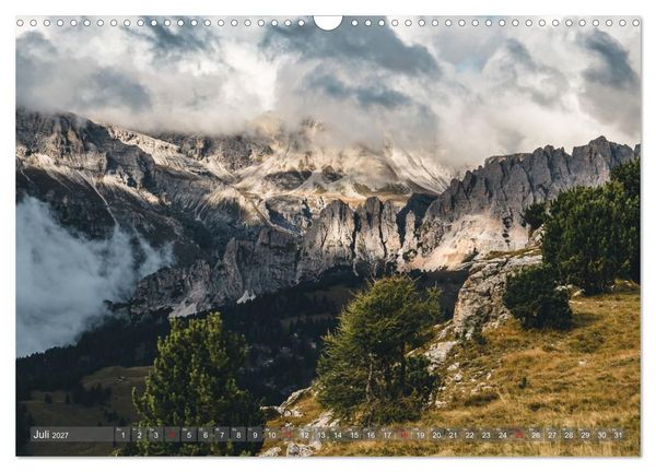 Produktbild: NATUR SP&Uuml;REN - S&Uuml;DTIROL (Wandkalender 2027 DIN A3 quer), CALVENDO Monatskalender