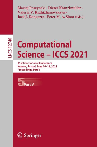 Produktbild: Computational Science &ndash; ICCS 2021