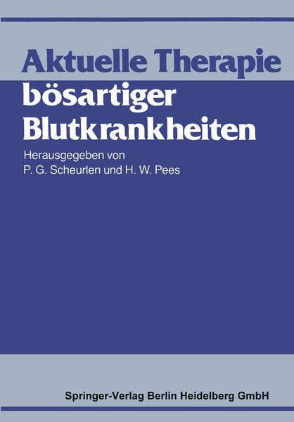 Produktbild: Aktuelle Therapie b&ouml;sartiger Blutkrankheiten