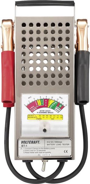 Produktbild: VOLTCRAFT BT-1 Kfz-Batterietester 6 V, 12V 29.5mm x 18mm x 6mm