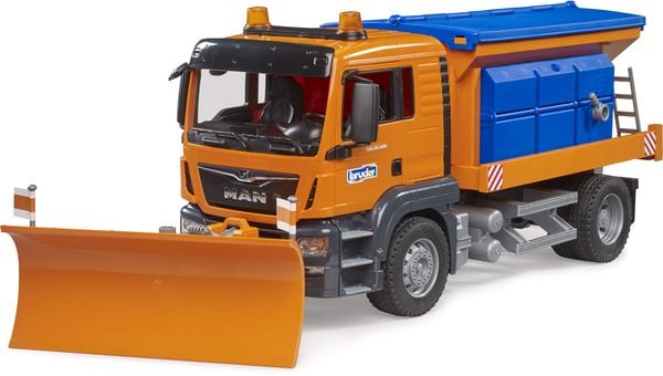 Produktbild: Bruder Einsatzfahrzeug Modell MAN TGS Winterdienst Fertigmodell LKW Modell