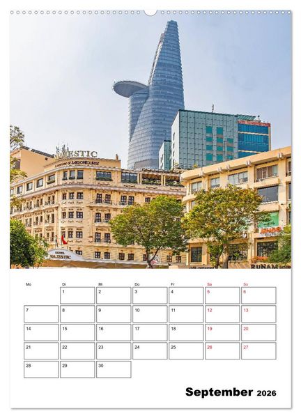 Produktbild: Ho-Chi-Minh-Stadt - die sch&ouml;nsten Sehensw&uuml;rdigkeiten (Wandkalender 2026 DIN A2 hoch), CALVENDO Monatskalender