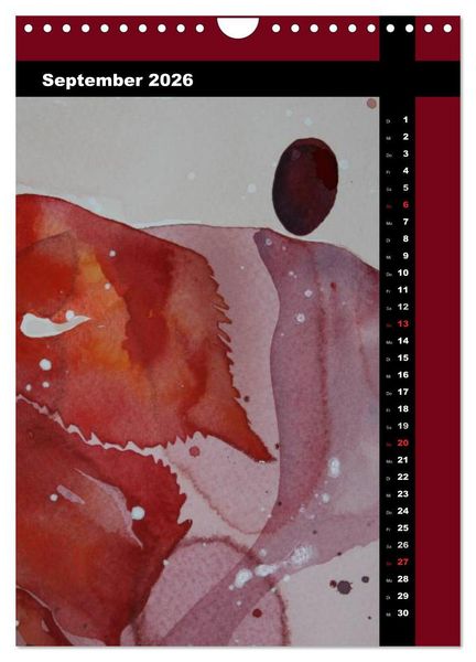 Produktbild: Farbenfrohe Engel (Wandkalender 2026 DIN A4 hoch), CALVENDO Monatskalender