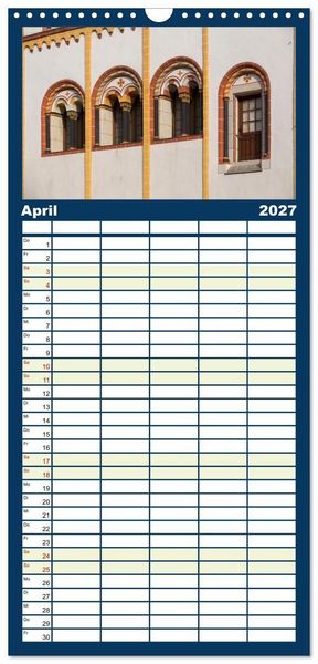 Produktbild: Familienplaner 2027 - R&Ouml;MERSTADT TRIER mit 5 Spalten (Wandkalender, 21 x 45 cm) CALVENDO