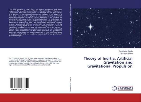 Produktbild: Theory of Inertia, Artificial Gravitation and Gravitational Propulsion