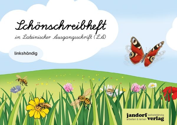 Schönschreibheft in LA - linkshändig - Lateinische Ausgangsschrift, Geheftet von Anja Wachendorf, Jandorfverlag KG, 9783960811725