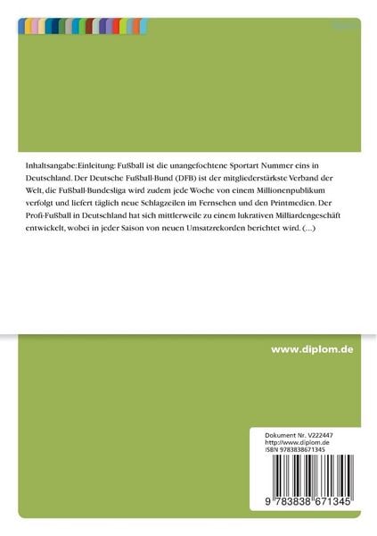 Produktbild: Sponsoring im deutschen Profi-Fu&szlig;ball