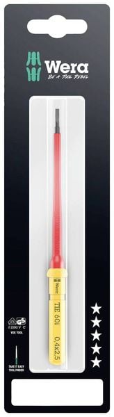 Produktbild: Wera Kraftform Kompakt VDE 60 i 0,4x2,5x157 mm TIE SB Elektriker Schlitz Wechselklinge 2.5 mm
