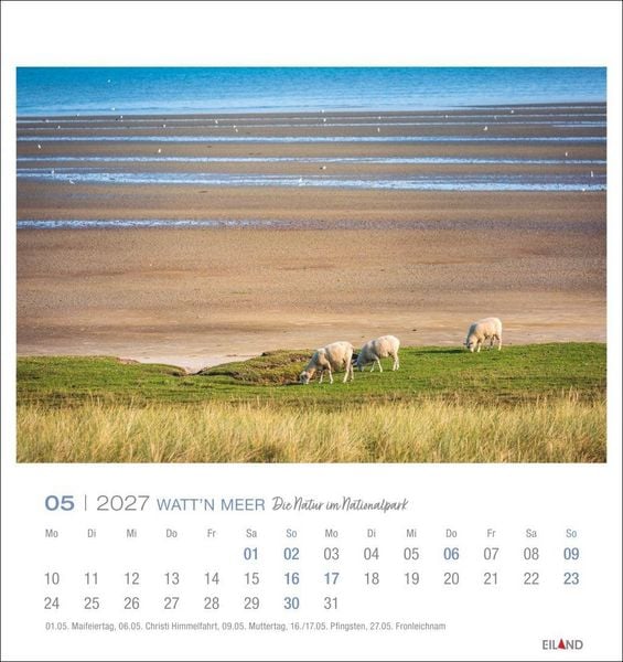 Produktbild: Watt'n Meer Postkartenkalender 2027 - Die Natur im Nationalpark