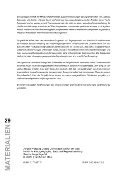 Produktbild: Der deutsche Kongress- u. Tagungsmarkt/St&auml;dtenetze als Perspektive der interkommunalen Zusammenarbeit