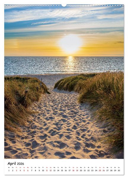 Produktbild: Bezauberndes Sylt (Wandkalender 2026 DIN A2 hoch), CALVENDO Monatskalender