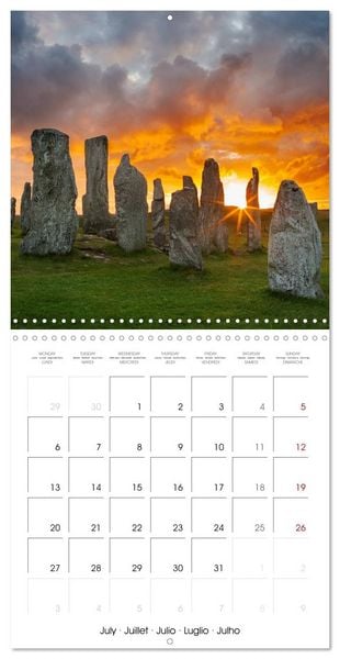 Produktbild: Prehistoric Sites of Northern Scotland (Wall Calendar 2026 12 &times; 12 Inch) CALVENDO 12 Month Wall Calendar