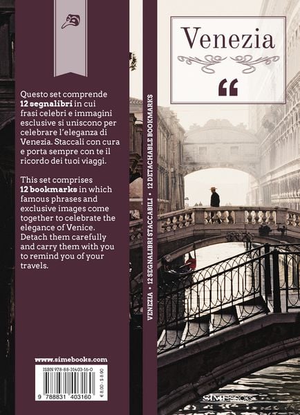 Produktbild: Lesezeichen-Set Venezia - Venedig