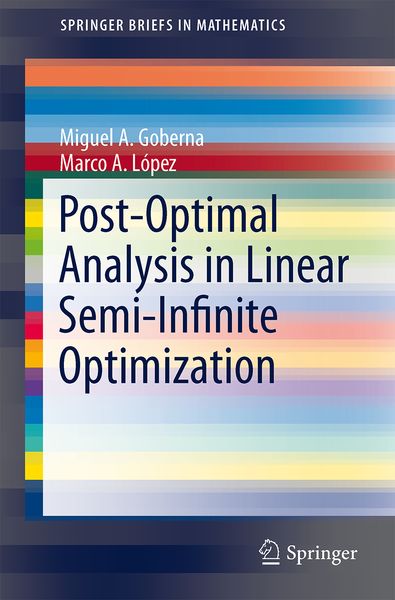 Produktbild: Post-Optimal Analysis in Linear Semi-Infinite Optimization