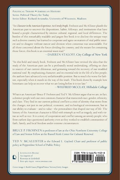 Produktbild: Character in the American Experience