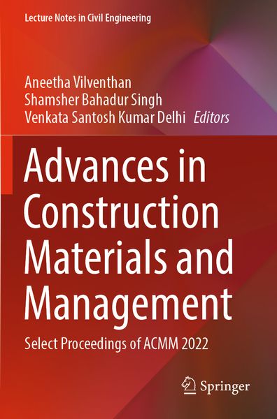 Produktbild: Advances in Construction Materials and Management