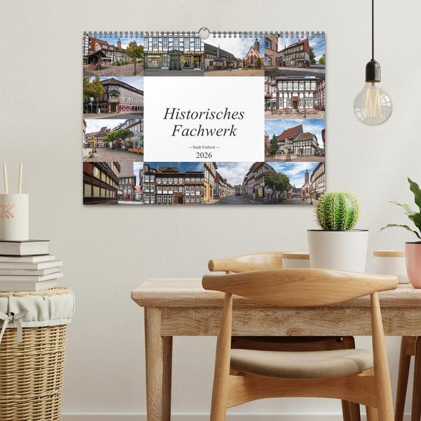 Produktbild: Historisches Fachwerk - Stadt Einbeck (Wandkalender 2026 DIN A3 quer), CALVENDO Monatskalender