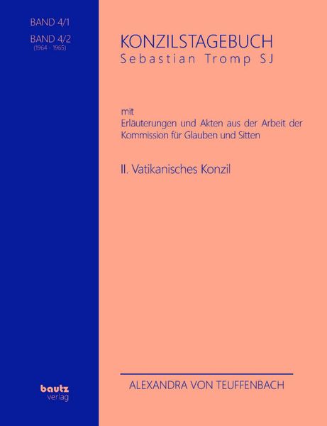 Produktbild: Konzilstagebuch Sebastian Tromp Sj