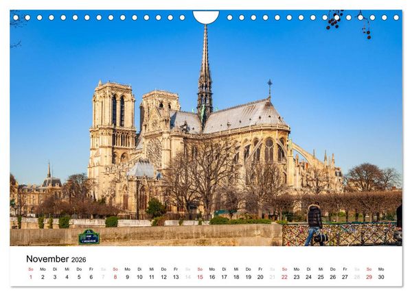 Produktbild: Paris, s'il vous pla&icirc;t! (Wandkalender 2026 DIN A4 quer), CALVENDO Monatskalender