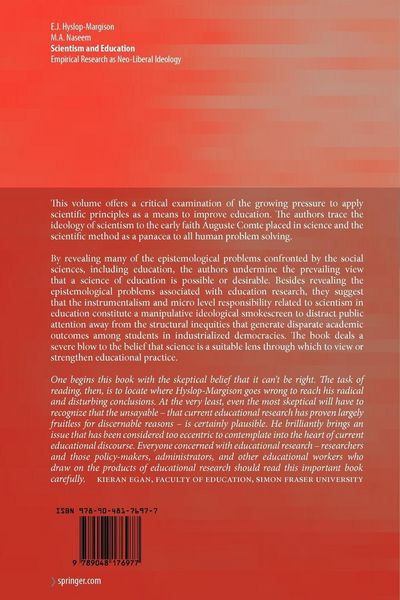 Produktbild: Scientism and Education