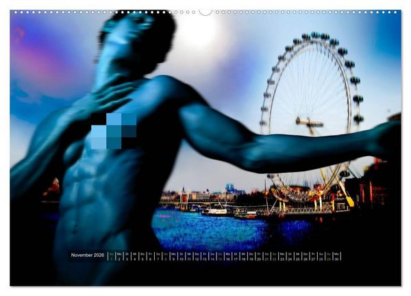 Produktbild: public phantasies - erotische M&auml;nnerfotografie (Wandkalender 2026 DIN A2 quer), CALVENDO Monatskalender