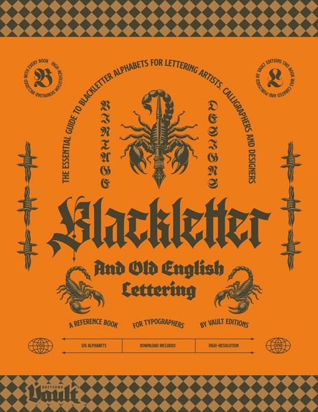 Produktbild: Blackletter and Old English Lettering Reference Book